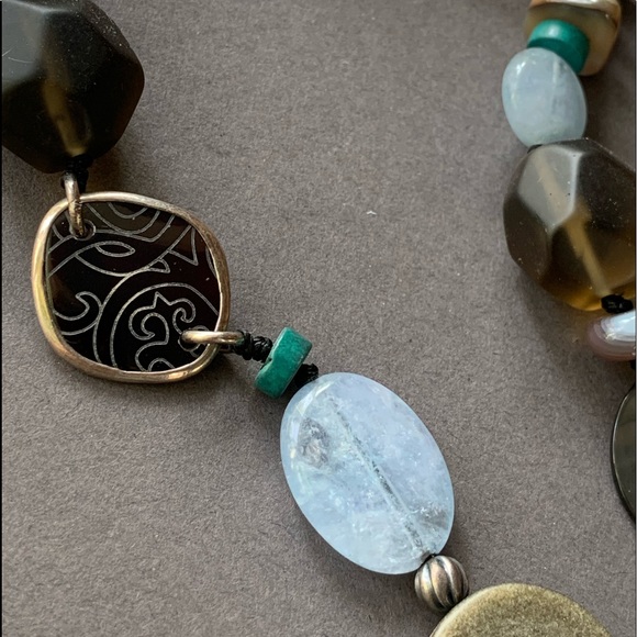 Retired SILPADA Watercolor necklace in shades of blue - Picture 7 of 9